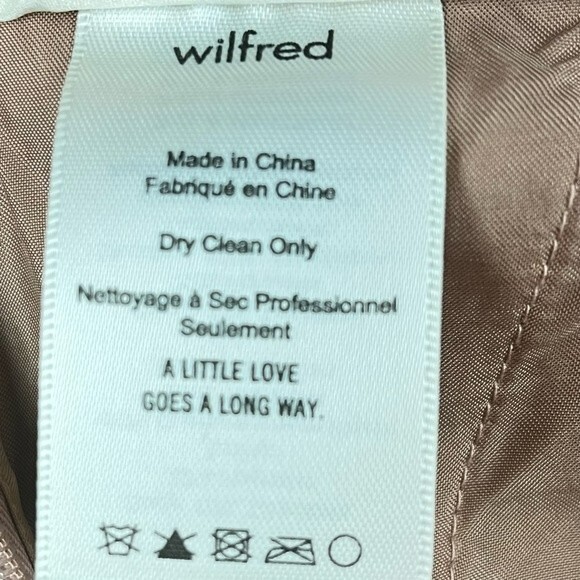 Wilfred Clarisse Pant Wide-leg, Satine Trousers In Caramel Size 0 - Picture 10 of 13